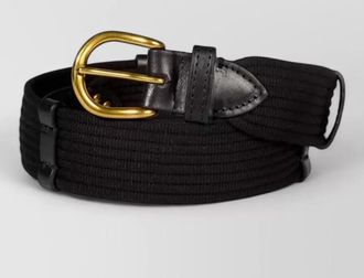 Jerome Dreyfuss leather trimmed cotton belt