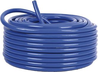 cofan Manguera Compresor 13 X17mm (50 Mts), Manguera Azul Reforzada Para Aire Comprimido Recubierta De Pvc En Rollo De 50 Metros. Adecuado Para Todos Los Co