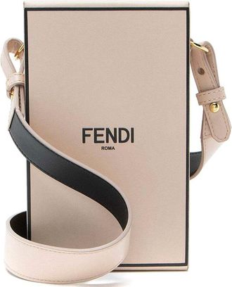 Fendi Fendi Pink Leather Vertical Box Shoulder Bag (Authentic Pre-Loved)
