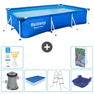 Bestway Piscina Bestway Steel Pro Rectangular - 300x201x66 Cm - 7-piezas S314