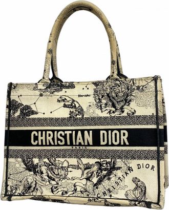 Dior Black Canvas Tote Bag (Pre-Owned)
