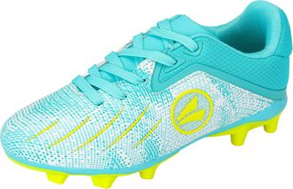 Jako Fussballschuh JAKO J-SFG VINI, Gr. 28, ocean, neon gelb, Synthetik, Schuhe Fussballschuh, f&uuml;r Rasenpl&auml;tze, f&uuml;r Jugendliche & Kinder