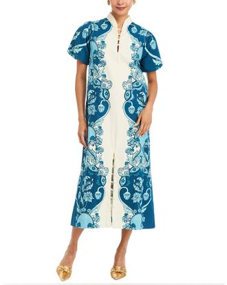 Mestiza New York Elliana Printed Barong Midi Dress