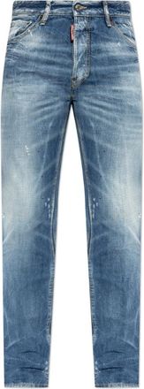 Dsquared2 Mens Cool Guy Jeans Navy Blue Cotton - Size 34 (Waist)