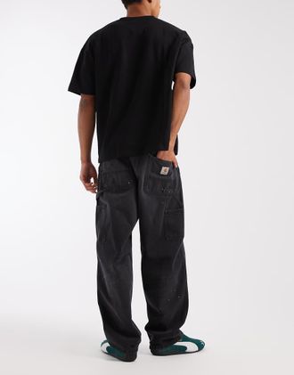 Carhartt Work in Progress OG Single Knee - Jeans neri-Nero
