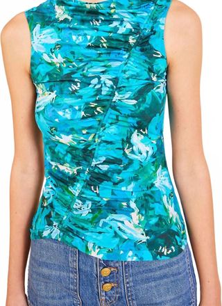 Ulla Johnson Medea Sleeveless Top In Azul