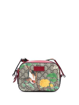 Gucci 2016-2025 GG Supreme Tian crossbody bag - Brown