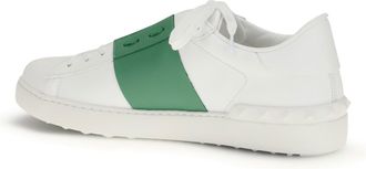 Valentino Garavani Mens Open Sneakers White-Green Briar Briar-White Trainers White/green Briar/white