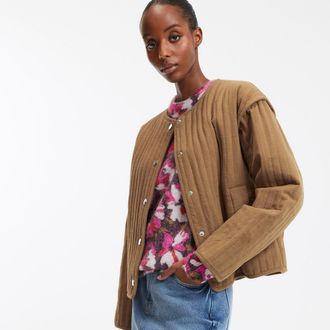 La Redoute Collections Korte donsjas met drukknopen, tussenseizoen