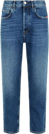 Amish Jeremiah Blue Cotton Jeans
