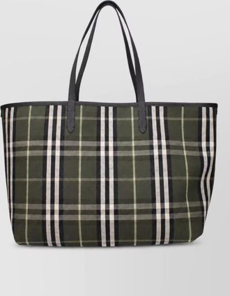 Burberry leather tote bag