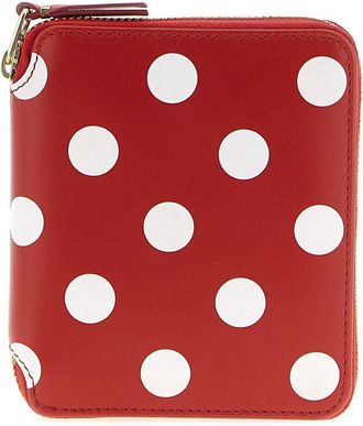 Comme Des Garçons Polka Dots Printed Wallet
