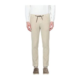 Mason's Milano Jogger - Heren - Broeken - Beige - Maat: L Katoen