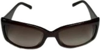 Givenchy Pre-owned Vintage Rectangular Zonnebrillen - Dames - Vintage Accessoires - Bruin - ONE Size - Vintage