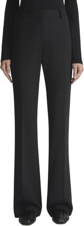 Lafayette 148 New York Waldorf Belt Loop Wool-Blend Flare Pant