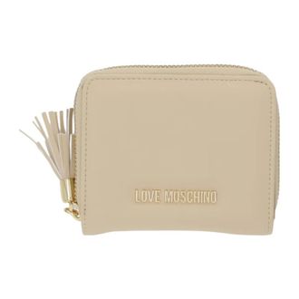 Love Moschino Wallets & Cardholders, female, Beige, Size: ONE SIZE Zip Wallet