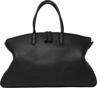 Borsalino Two-way Duffle Bag - Dames - Tassen - Zwart - Maat: ONE Size Katoen