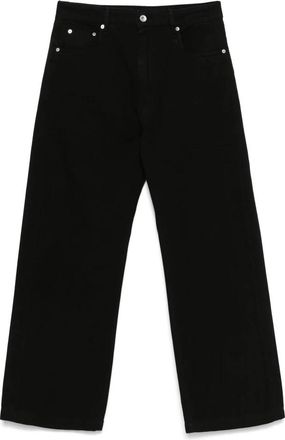 Rick Owens Wijde Jeans - Heren - Regular Fit Jeans - Zwart - W31 - Katoen - Jeans