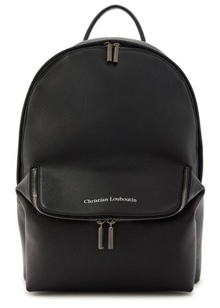 Christian Louboutin Nostalgic Grained Leather Backpack - Black - One Size