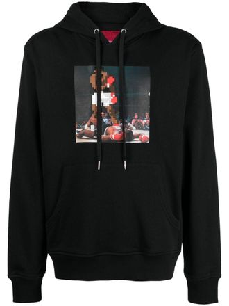 Mostly Heard Rarely Seen Katoenen hoodie met grafische print - Zwart