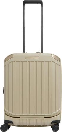 Piquadro Dubbel te openen handbagage koffer - unisex - Handbagage koffer - Beige - ONE Size - Polyester - Koffers