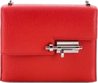 Herm&egrave;s Verrou Chaine Bag Chevre Mysore Mini shoulder bag - Rood