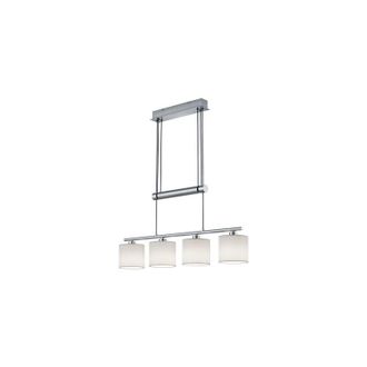 Trio Lampada Sospensione 4 Diffusori Bilanciere Regolabile Bianco Garda gd