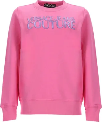Versace Jeans Couture Crew Neckline Embroidered Logo Sweatshirt