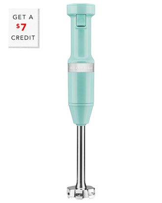 KitchenAid Kitchenaid Variable Speed Blue Immersion Hand Blender With $7 Credit