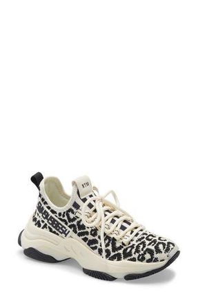 Steve Madden Maxima Monochrome Knit Sneaker in Leopard at Nordstrom Rack, Size 8.5