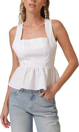 Line & Dot Essie Peplum Top