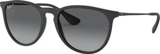 Ray-Ban Gepolariseerde ronde zonnebril Erika-model - unisex - Zonnebrillen - Zwart - 54 MM - Accessoires