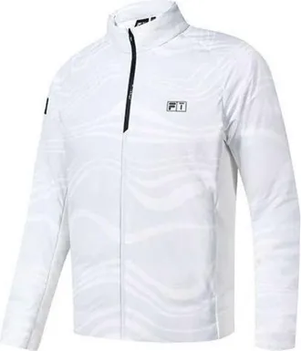 Fila Lightweight Warm Golf Logo Down Jacket White A11M245907F-WT