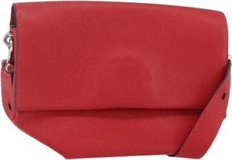 Herm&egrave;s Pre-owned Vintage Schoudertas - Dames - Vintage Schoudertas - Rood - ONE Size - Leer - Vintage