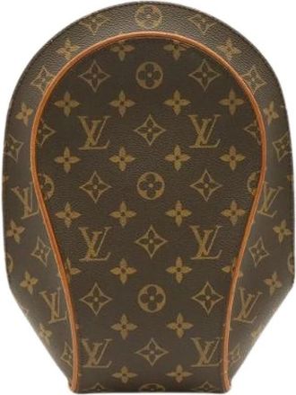 Louis Vuitton Pre-owned Canvas Backpack - Dames - Vintage Rugzakken - Bruin - ONE Size - Vintage
