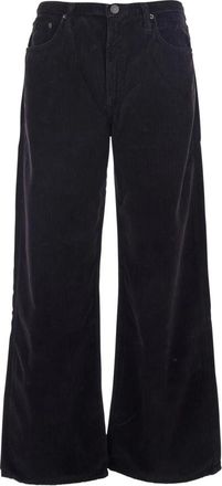 A Gold E Keira Pants - Dames - Wijde Broeken - Bruin - W26 - Katoen - Broeken
