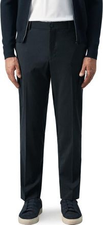 Mango Slim Fit Dress Pants in Navy at Nordstrom, Size 32