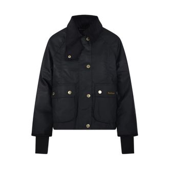 Barbour Cropped Beadnell Jacket - Jackets - Mujer - Negro - XL