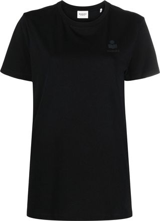 Isabel Marant Aby T-shirt - women - Organic Cotton - M - Black