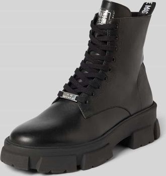 Steve Madden Schnürstiefel mit Label-Details in Black, Größe 40