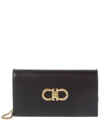 Ferragamo Double Gancini Leather Mini Bag