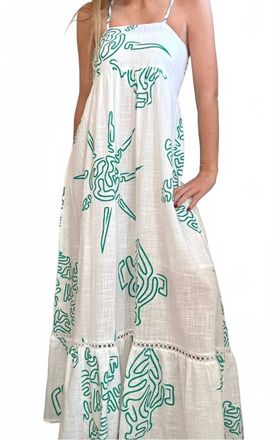 Debbie Katz Erah Maxi Dress In Green