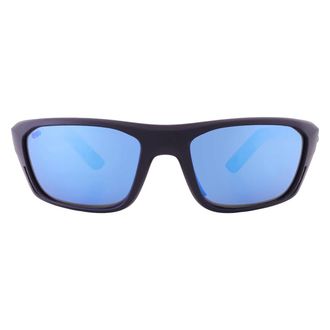 Costa WHITETIP PRO Blue Mirror Polarized Glass Rectangular Mens Sunglasses 6S9115 911501 57