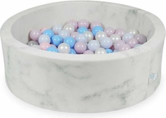 OEM Piscina Seca 90x30 De M&aacute;rmol Con 200 Bolas: Rosa Claro, Rosa Claro Perla, Azul Claro Perla, Azul Claro, Perla