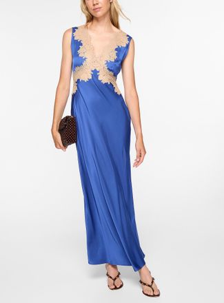 Rixo Womens Lysandra satin maxi dress
