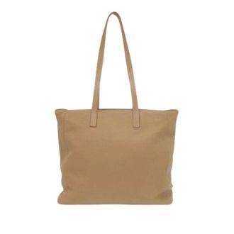Prada Pre-owned Tote Bags, female, Beige, Size: ONE SIZE Pre-owned Leather Tote