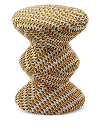 Pols Potten Geo Soft Zig Zag kruk (47 cm) - Beige