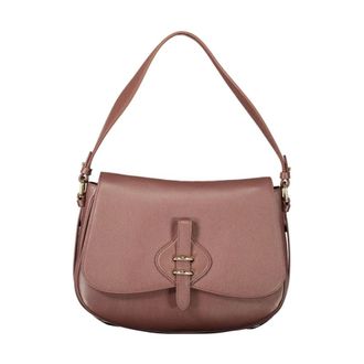 Coccinelle Schoudertas met gespdetail - Dames - Tassen - Bruin - Maat: ONE Size Zijde