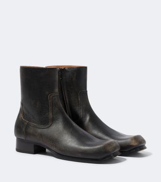 Maison Margiela Float leather ankle boots