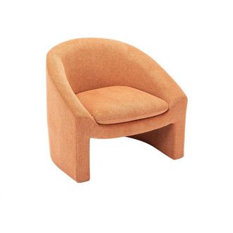 Vente-Unique Vente-unique - Poltrona in Tessuto Terracotta - ossana